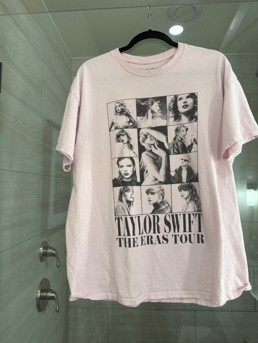 Baby pink Taylor swift eras tour tee